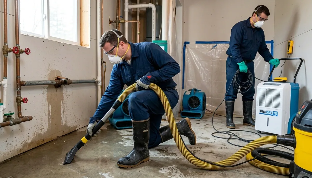 Burst Pipe Cleanup Image 1