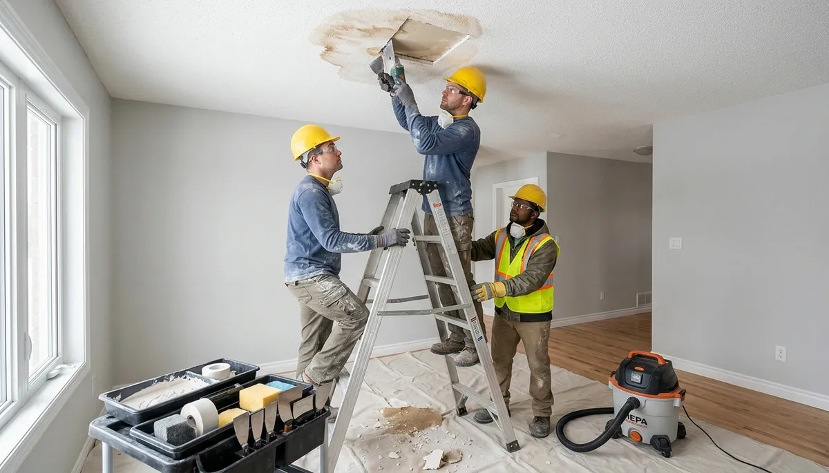Ceiling Water Damage Repair Image 2