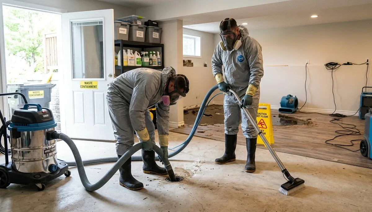 Sewer Backup Cleanup Image 1