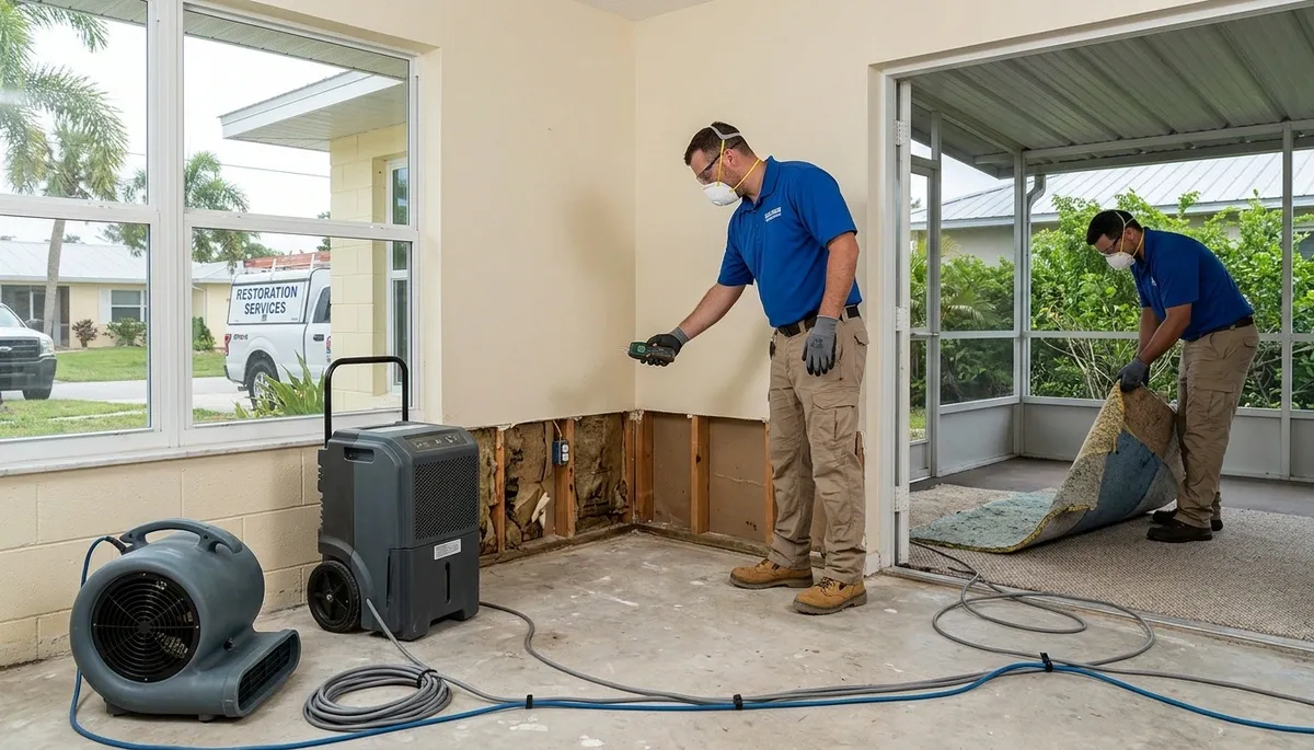 Water Damage Fort Myers Beach Fl Image 1